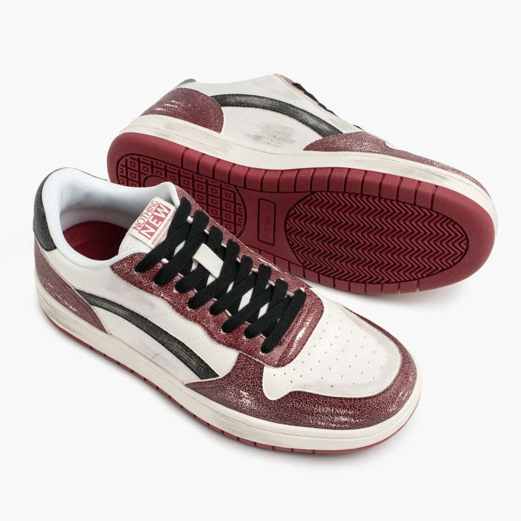 Men's Cross Court | Black x Red - Image 4