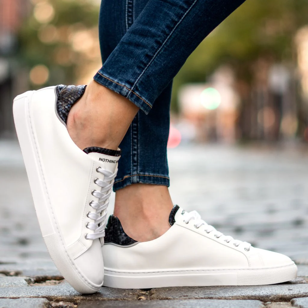 Women's Deluxe | White x Black Snake - Image 6